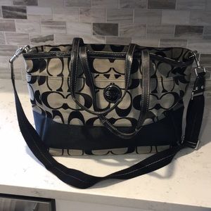 Coach diaper bag/large satchel